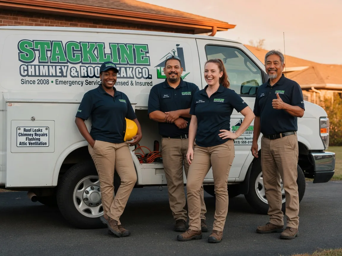 Chimney flashing repair company in Folsom, CA